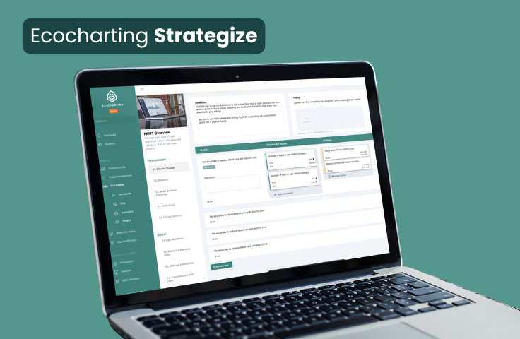 Ecocharting Strategize: ESG planning